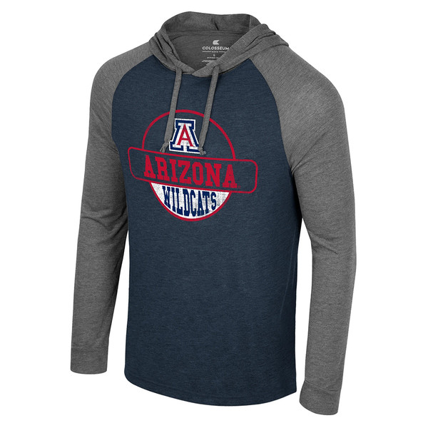 Colosseum Arizona Wildcats Come With Me Hooded Long Sleeve