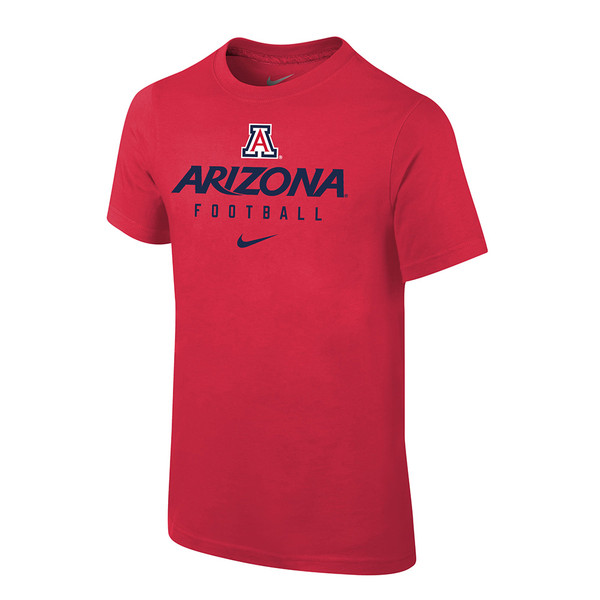 Nike Youth Sideline Arizona Wildcats Team Issue Short Sleeve Tee