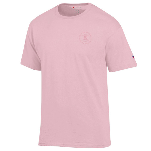 Champion Arizona Wildcats Est 1885 Pink Short Sleeve Tee