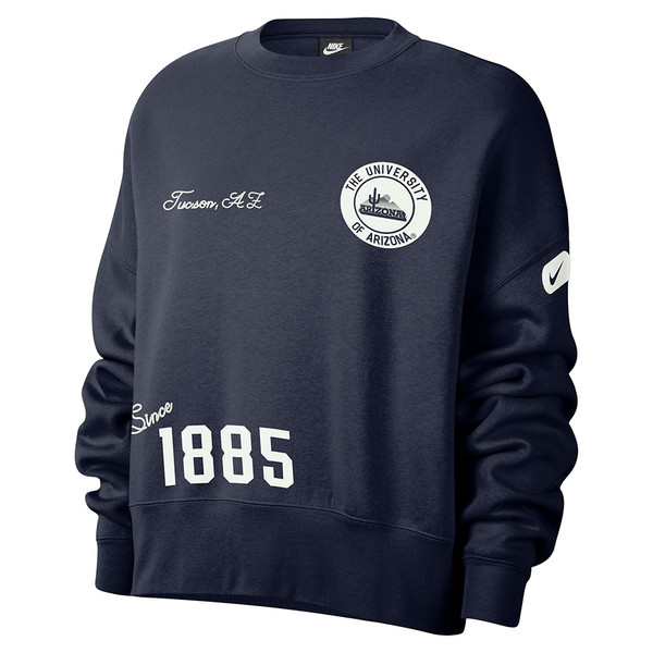 Nike Women's Arizona Vintage Logos Crew Sweatshirt