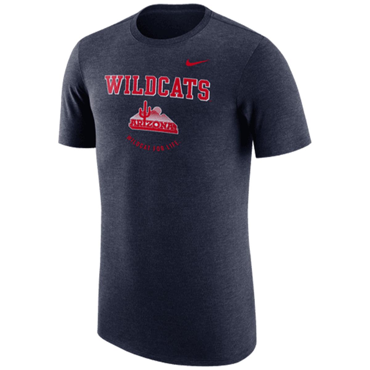 Nike: Arizona Wildcat For Life Tri-Blend Tee | University of Arizona