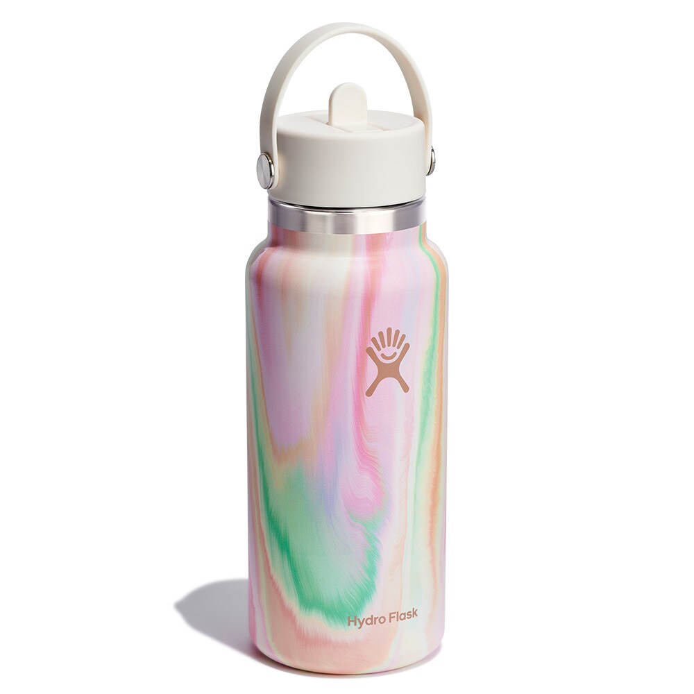 Hydro Flask 32 Oz Wide Mouth With Flex Cap Straw Sugar Crush Water ...