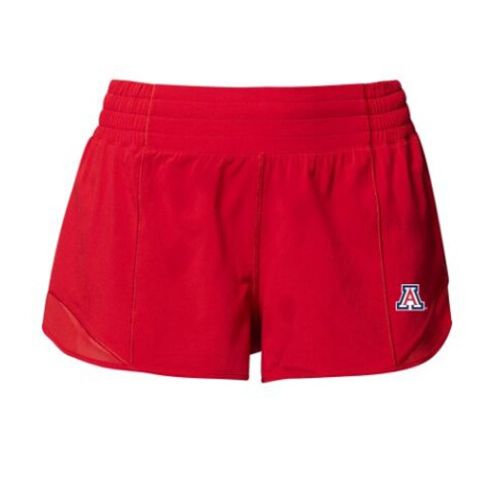 lululemon Womens Arizona A Hotty Hot Rise Lined 4 Inch Shorts University of Arizona Wildcats